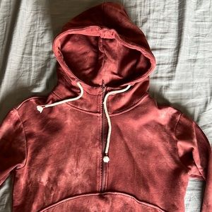 Ampersand Ave half zip tie dye